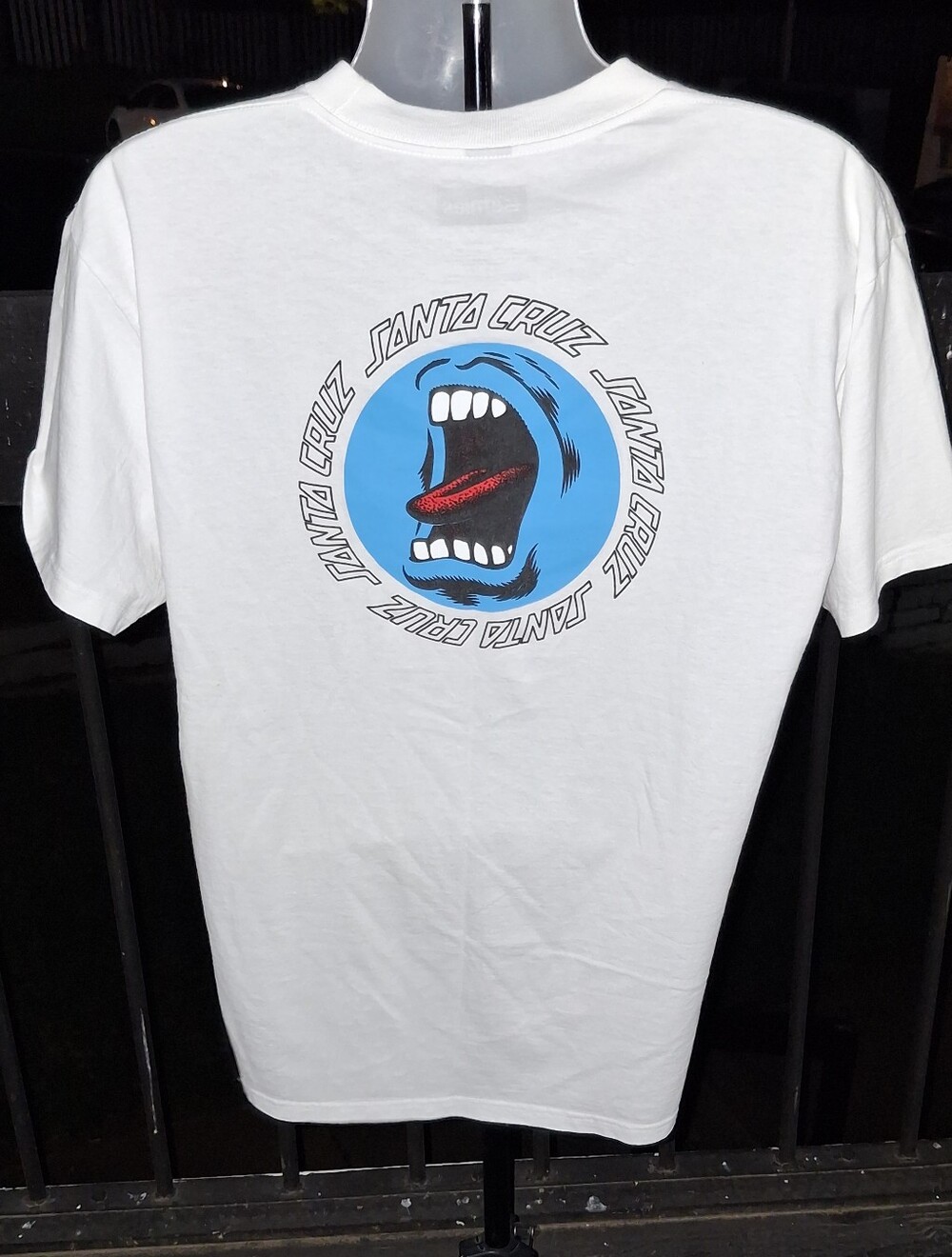 ETNIES SANTA CRUZ Skateboard T Shirt Size Large